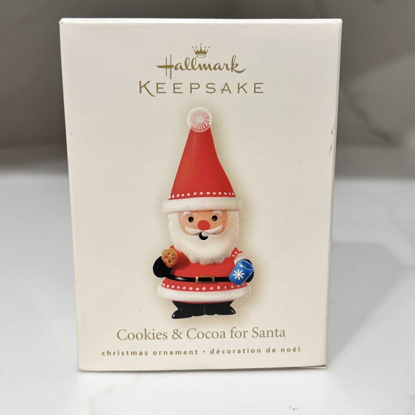 2008 “Cookies & Cocoa for Santa” Hallmark Christmas Tree Ornament with Box