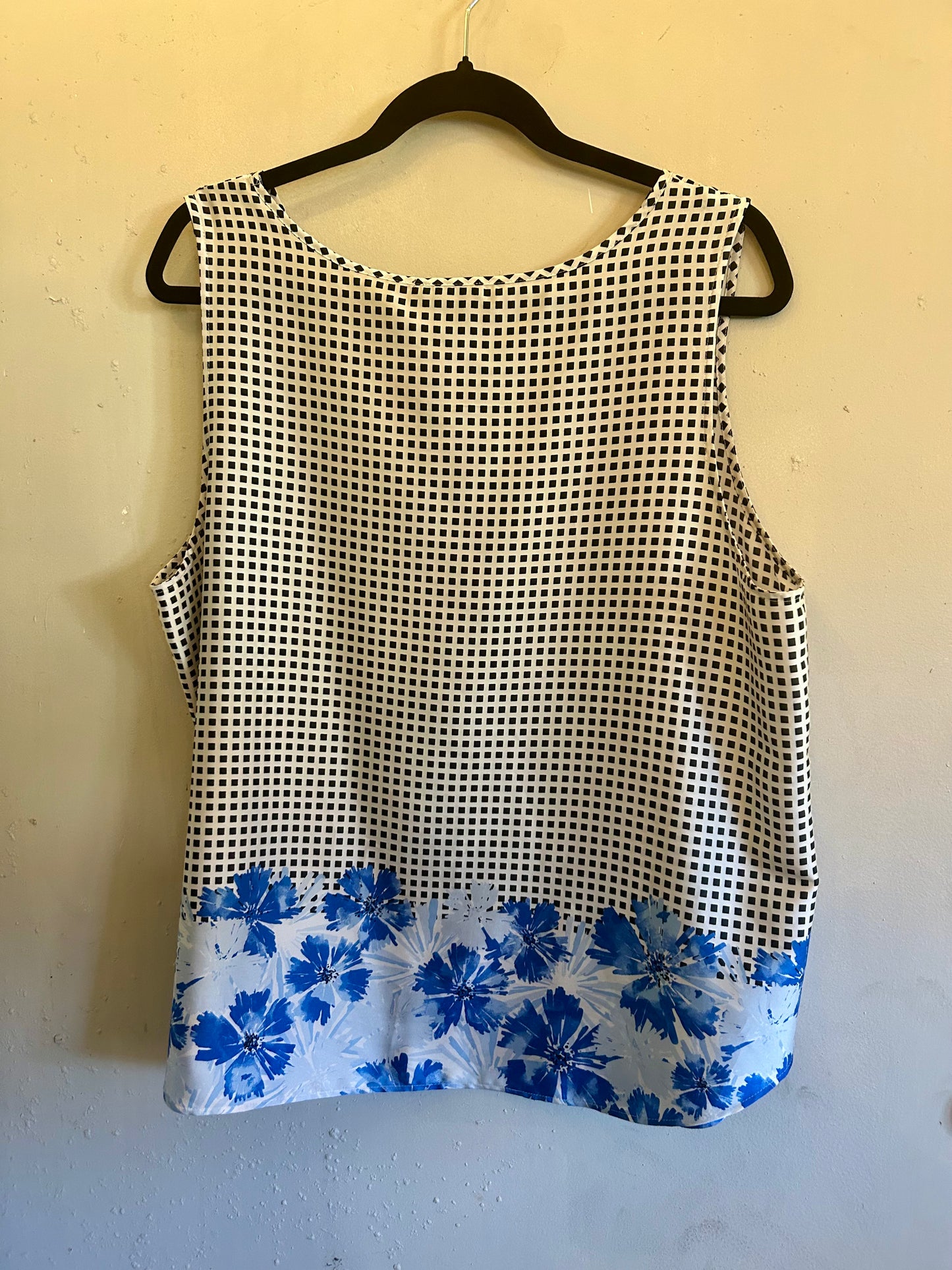 Ann Taylor Checkered Tank Blouse
