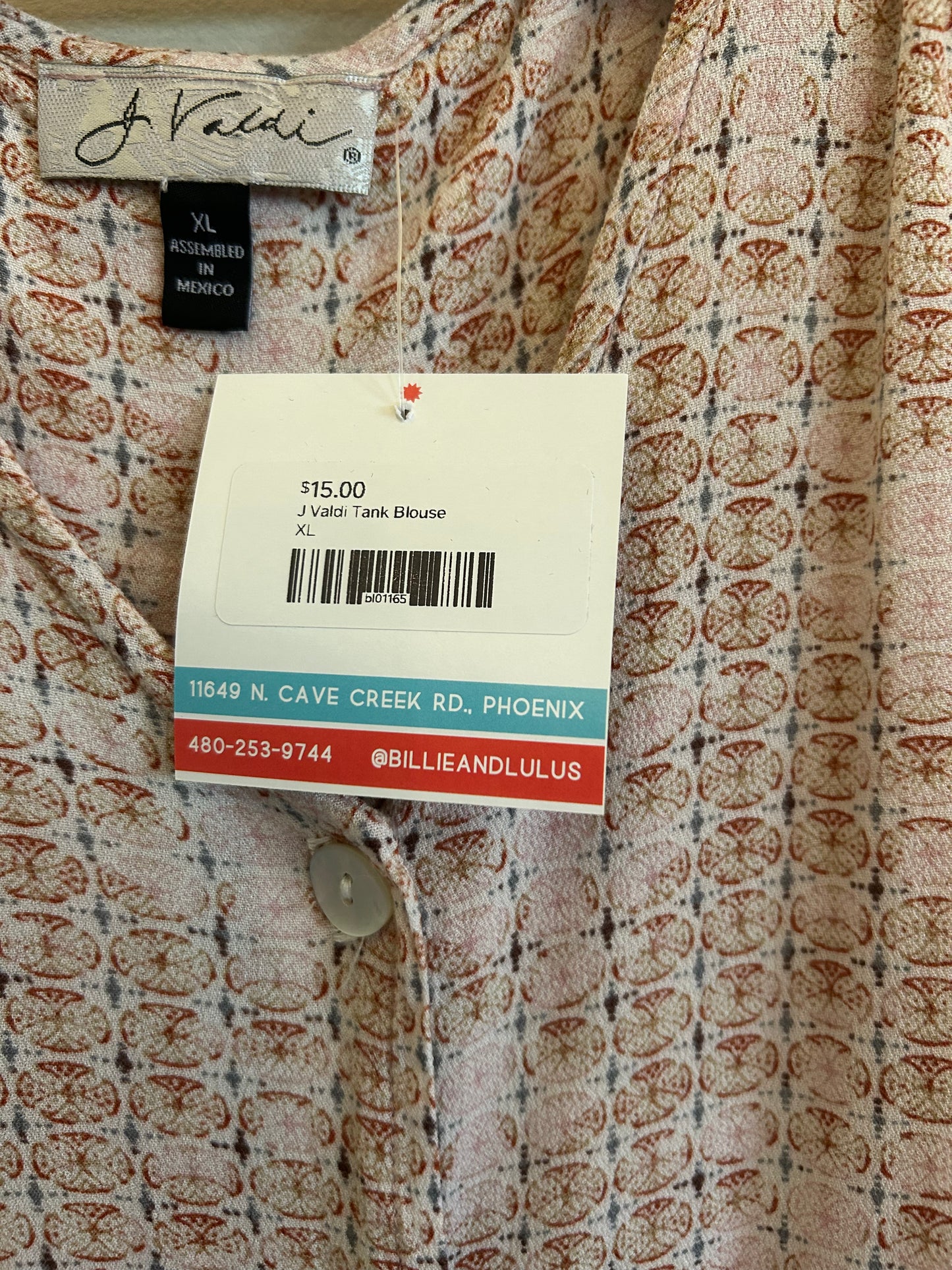 J Valdi Tank Blouse