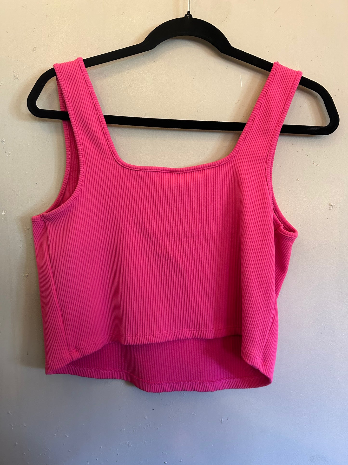 Wild Fable Hot Pink Mid Ribbed Tank