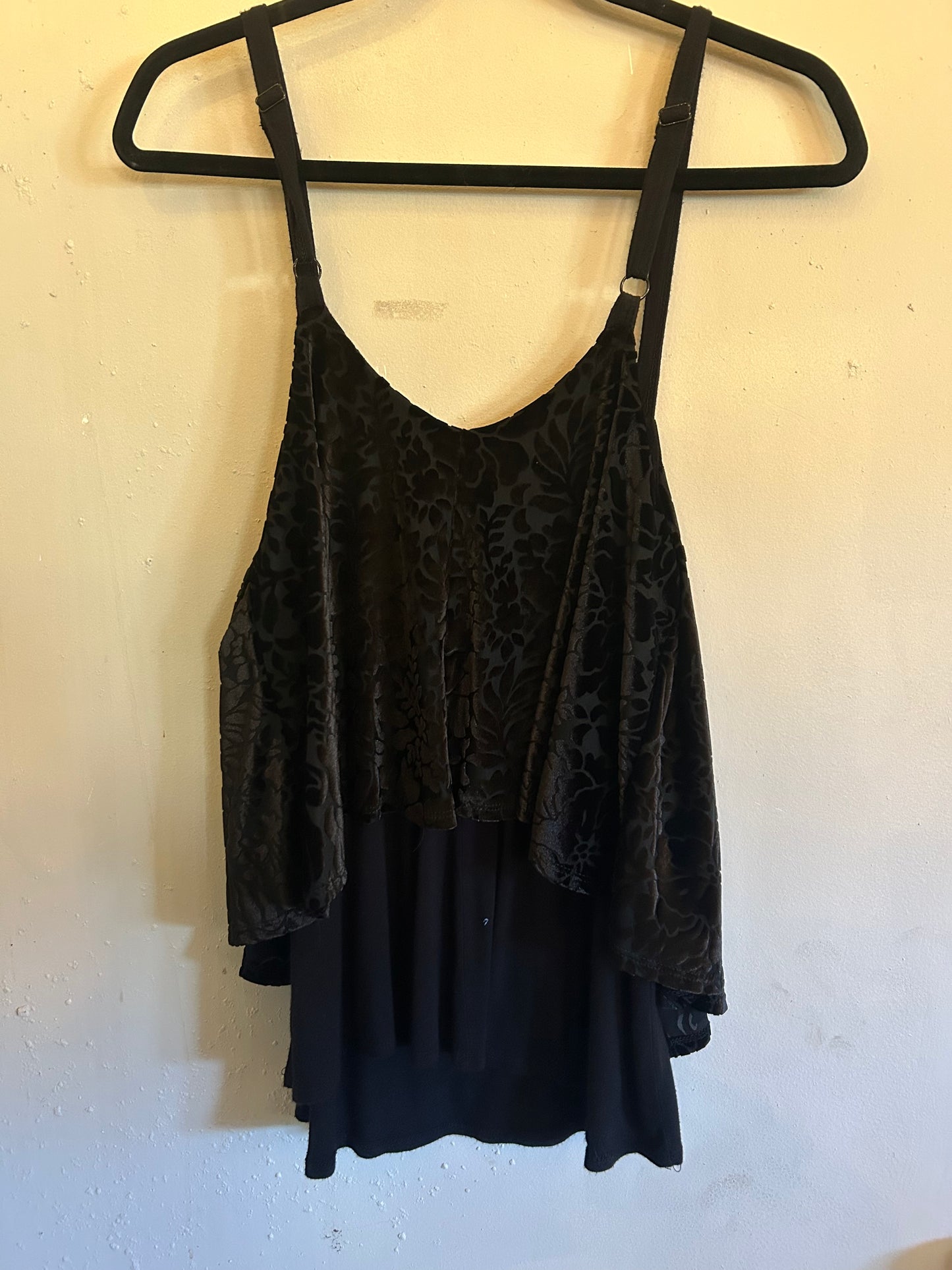 Torrid Black Floral Embossed