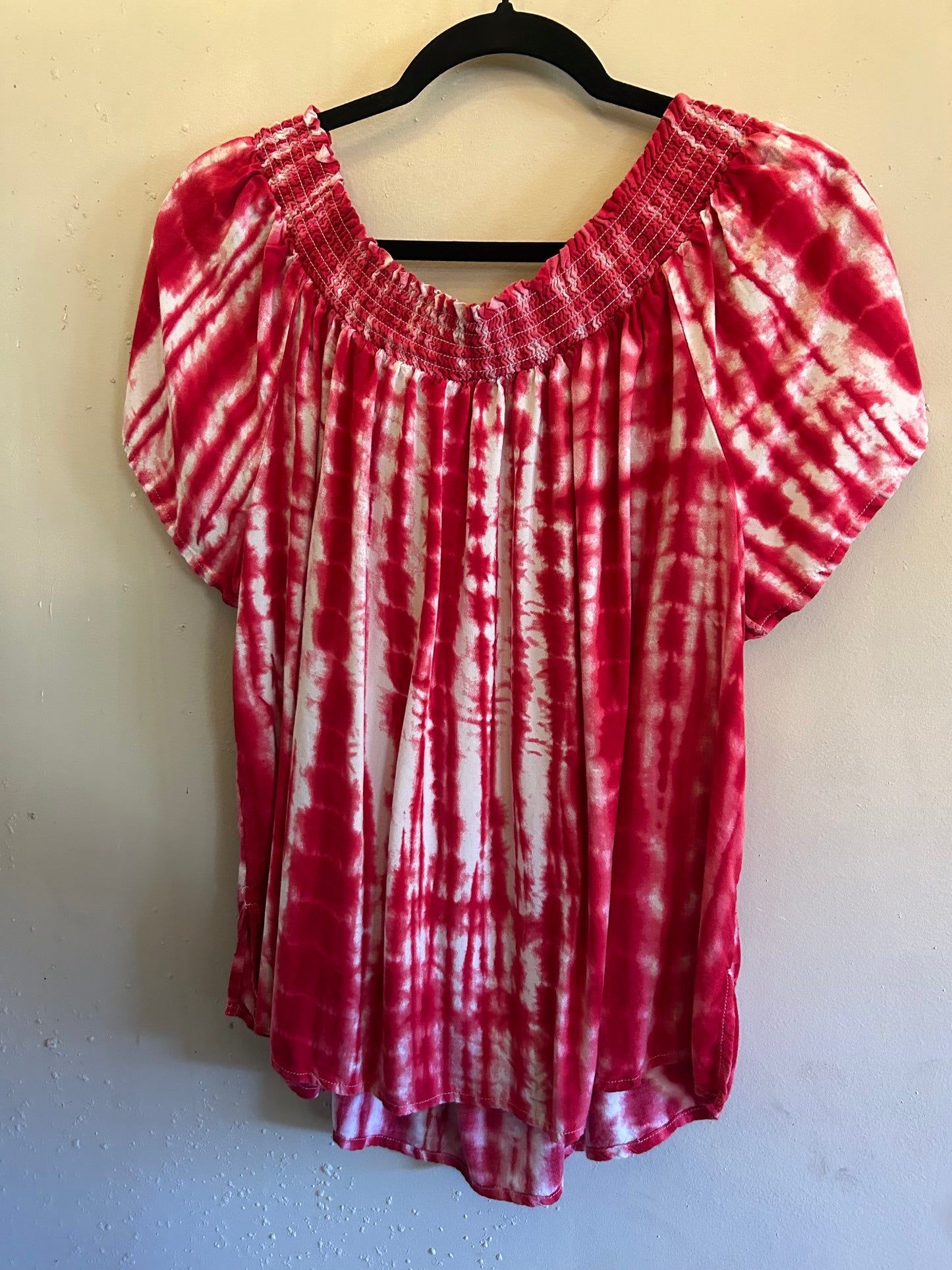 Lane Bryant Red Tie-Dye