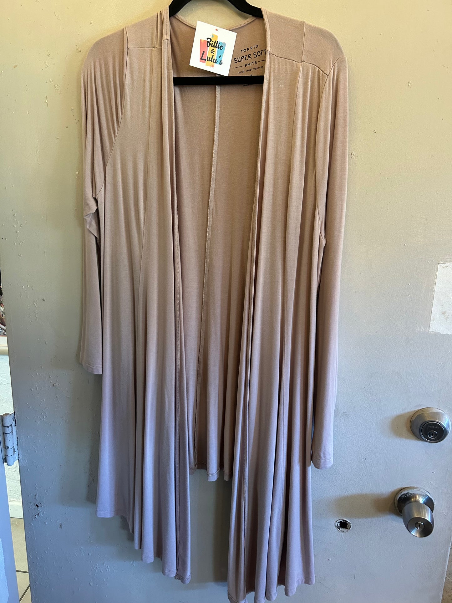 Torrid Tan long sleeve cardigan
