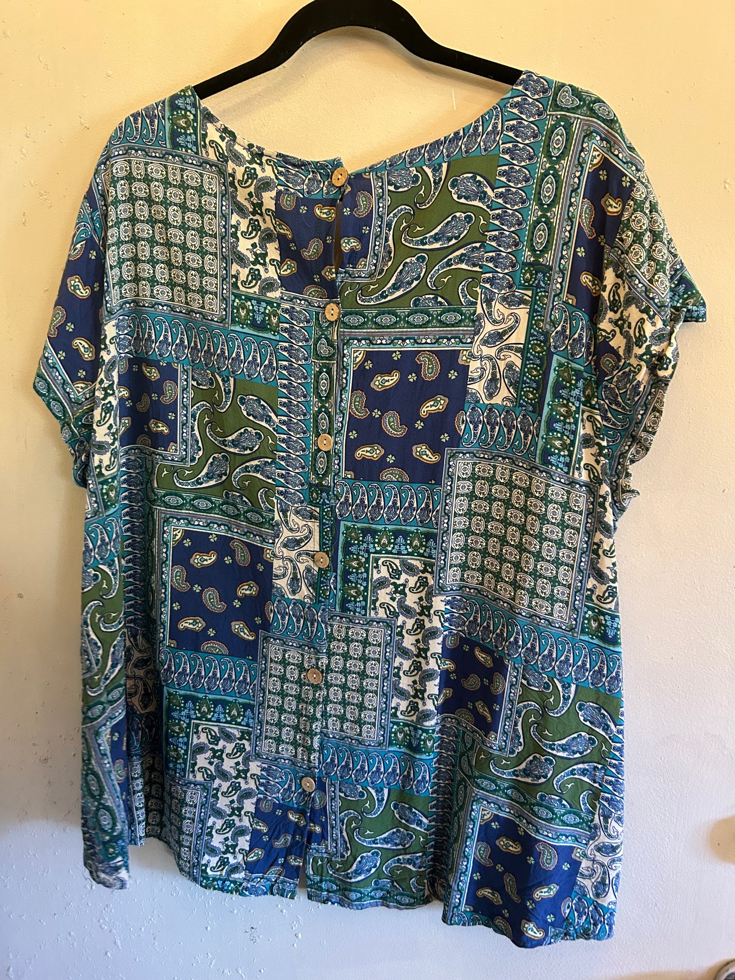 JNY Short Sleeve Paisley