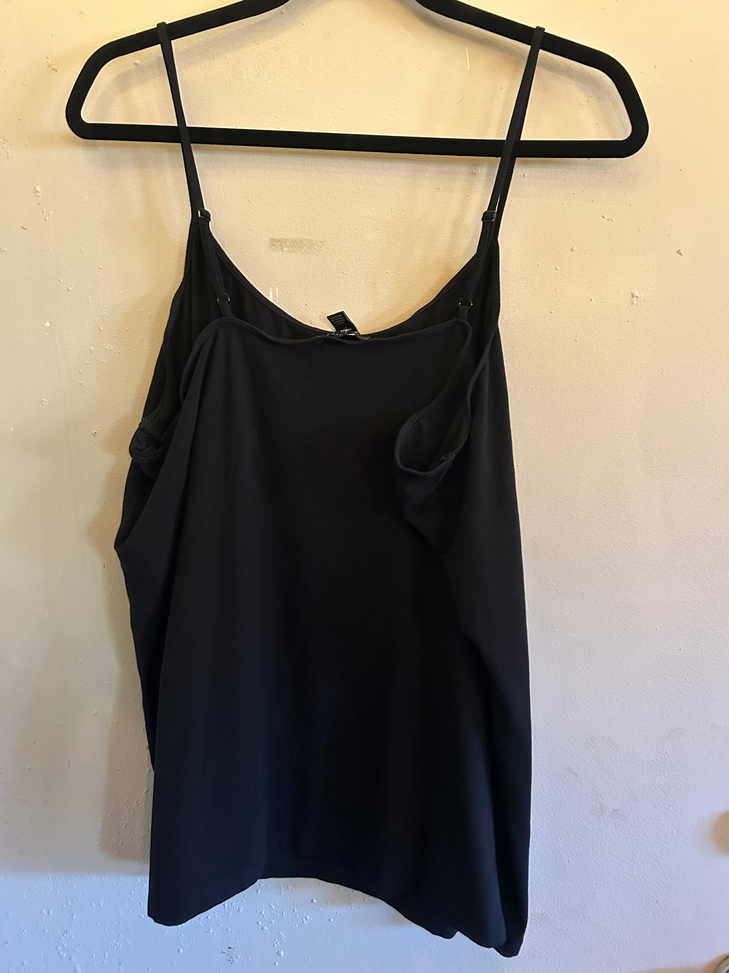 Halogen Black spaghetti strap tank