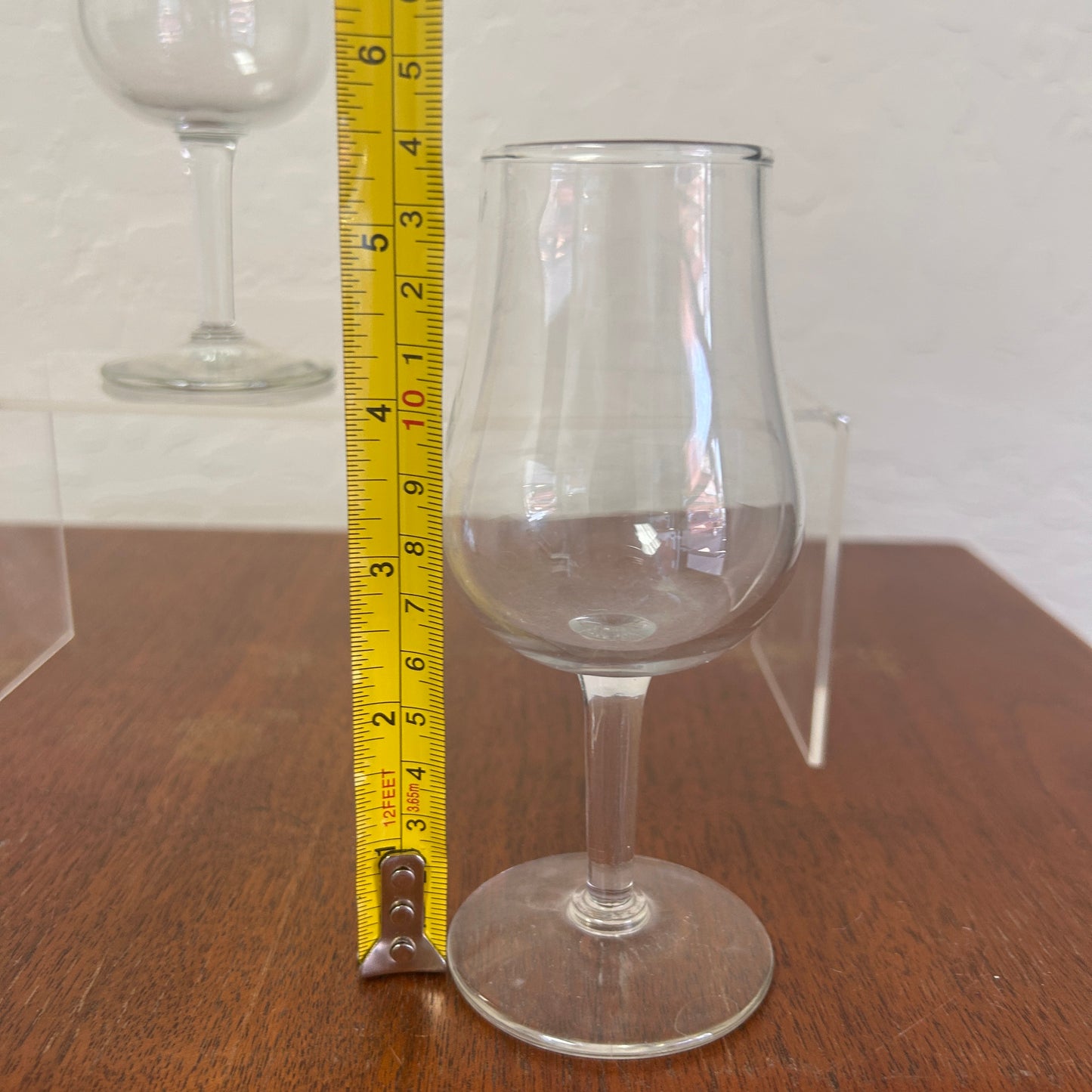 THE GLENLIVET Scotch Tasting Snifter Tulip Shape Stemmed Glass Set of 2