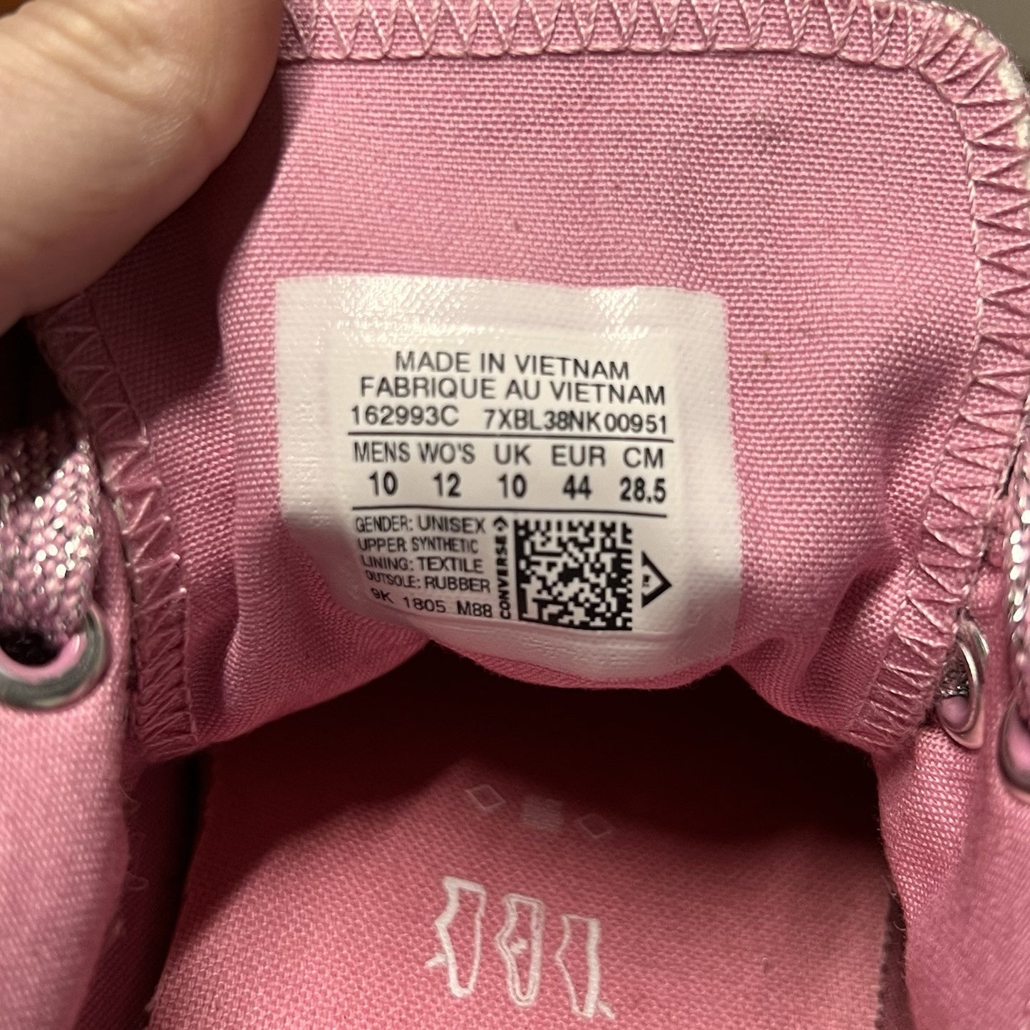 Converse (12 Women) Chuck Taylor All Star Pink Glitter Shoes Low Metallic CTAS