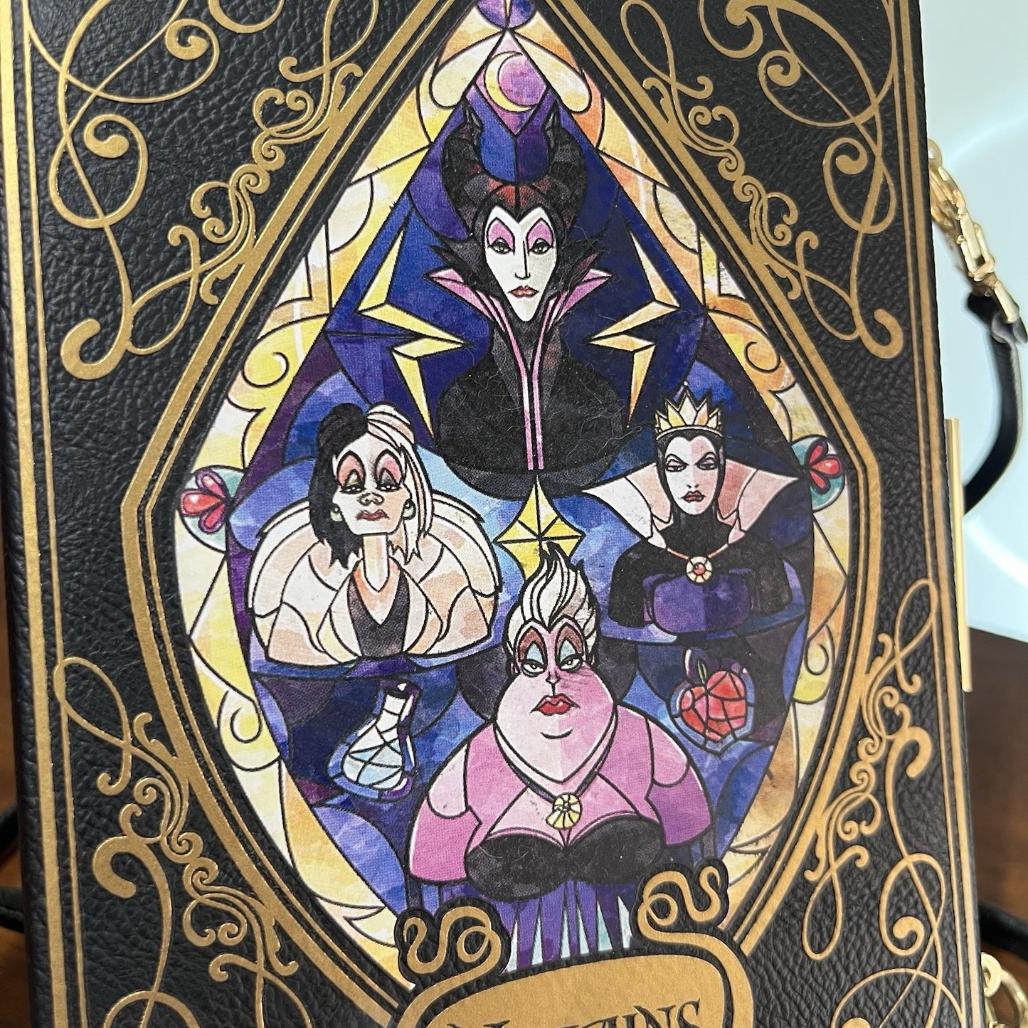 Disney Villains Loungefly Book Clutch Shoulder Bag Crossbody Purse