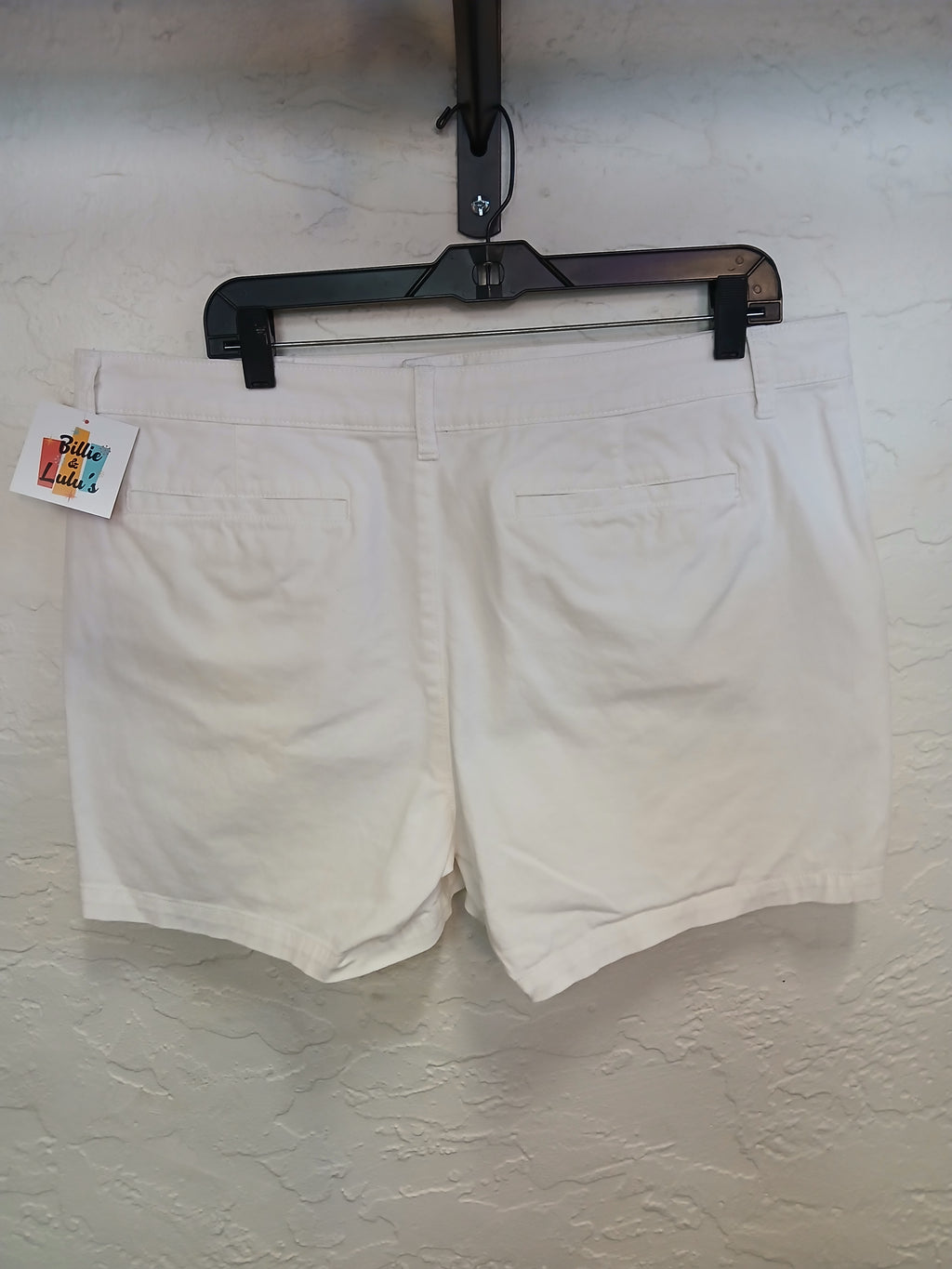 A.N.A. White Mid-Rise Midi Short