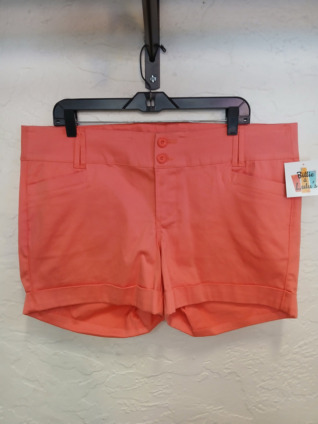 Torrid Two Button Peach Shorts
