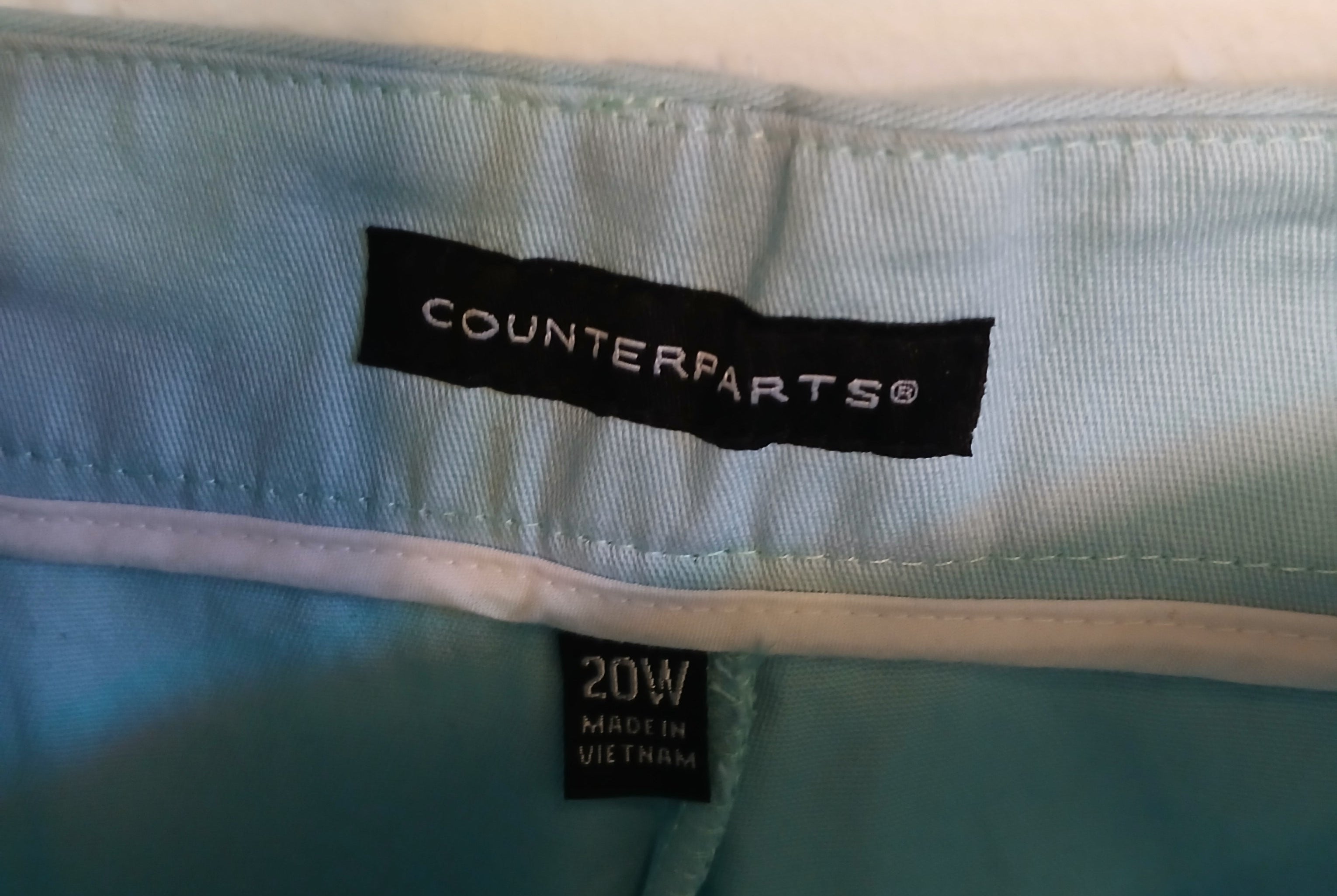 Counterparts Light Blue Midi Shorts