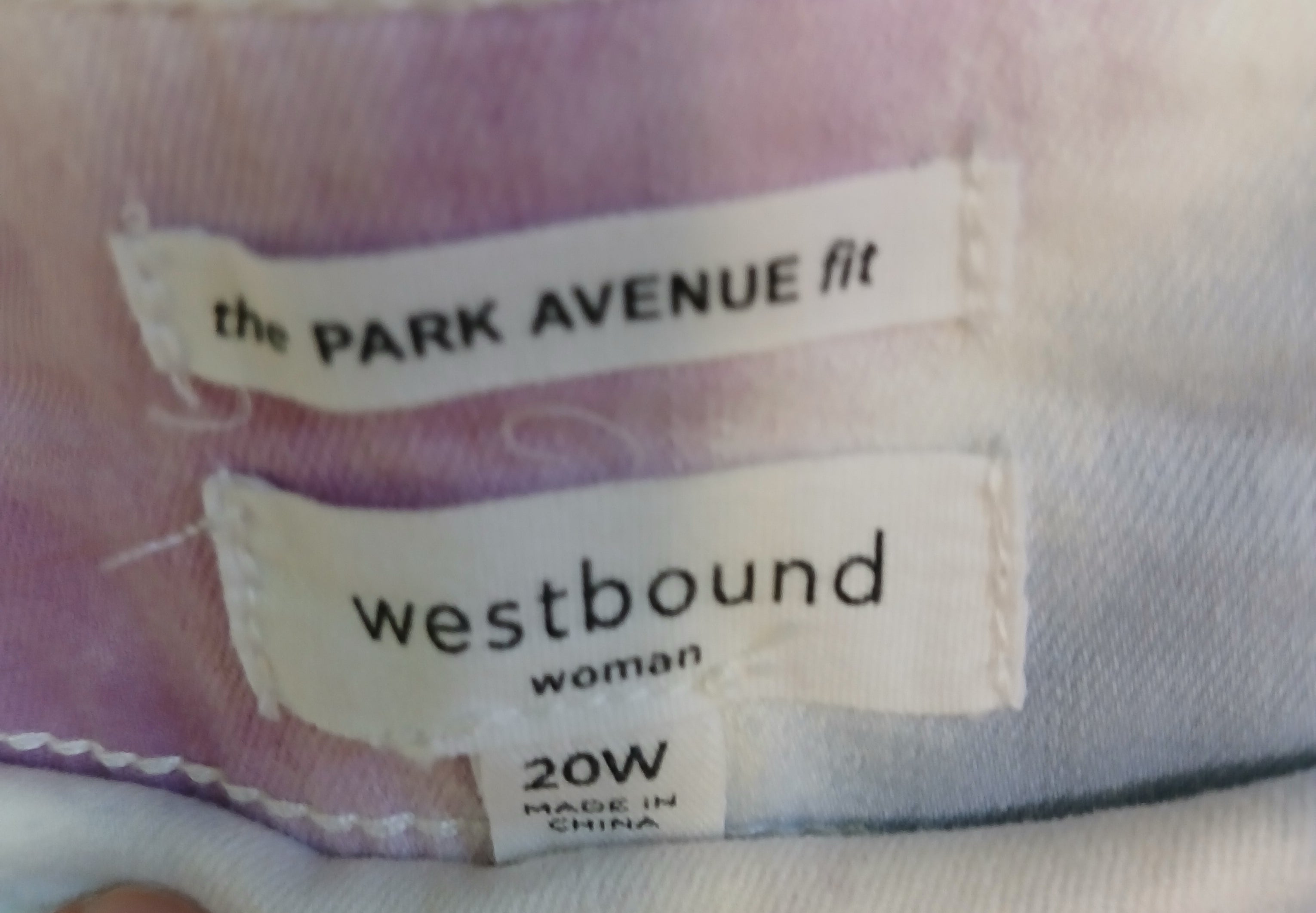 Westbound The Park Avenue Fit Purple TyeDye Long Shorts