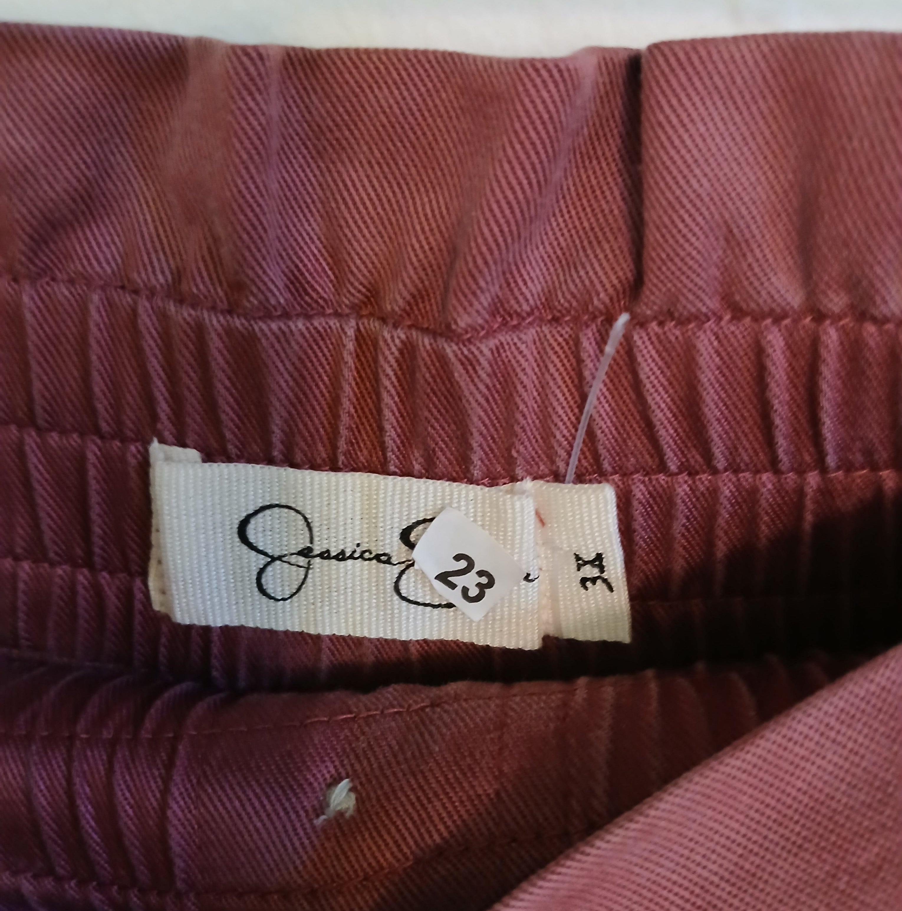 Jessica Simpson NWT Ruffle Top Stretch Waist Plum Shorts