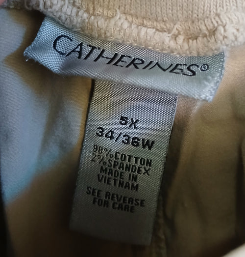 Catherines Tan Baggy Cargo Shorts
