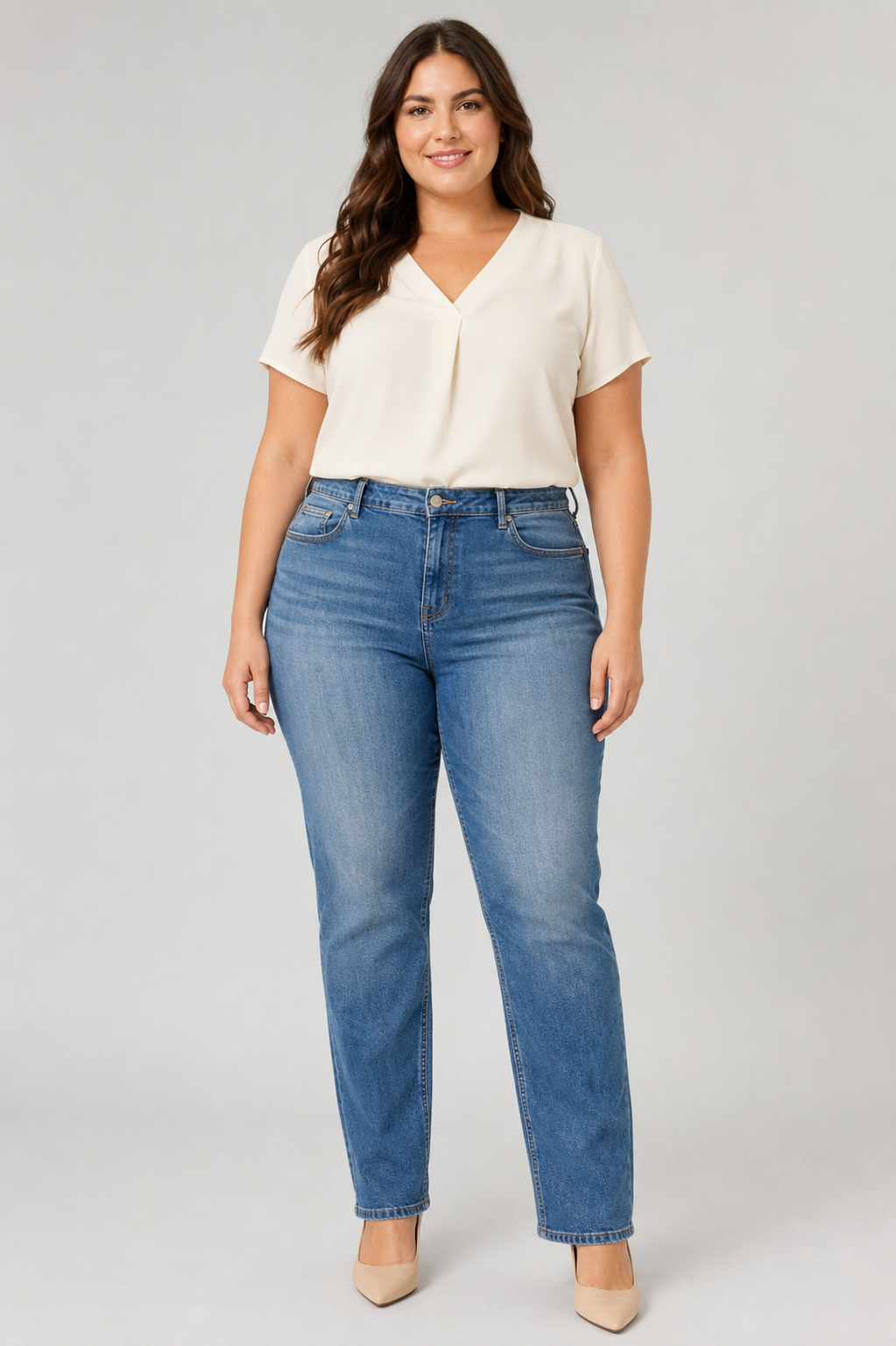 Kut Standard Wash Straight Cut Jeans
