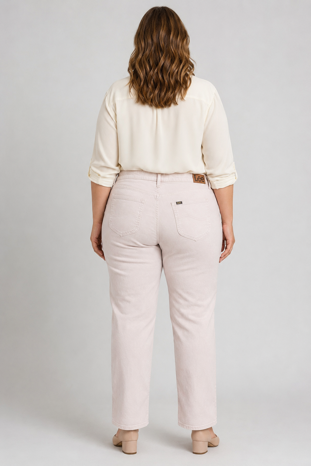 Lee Pink Light Wash Jeans