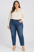 C'Est Toi Blue Standard Wash Jeans