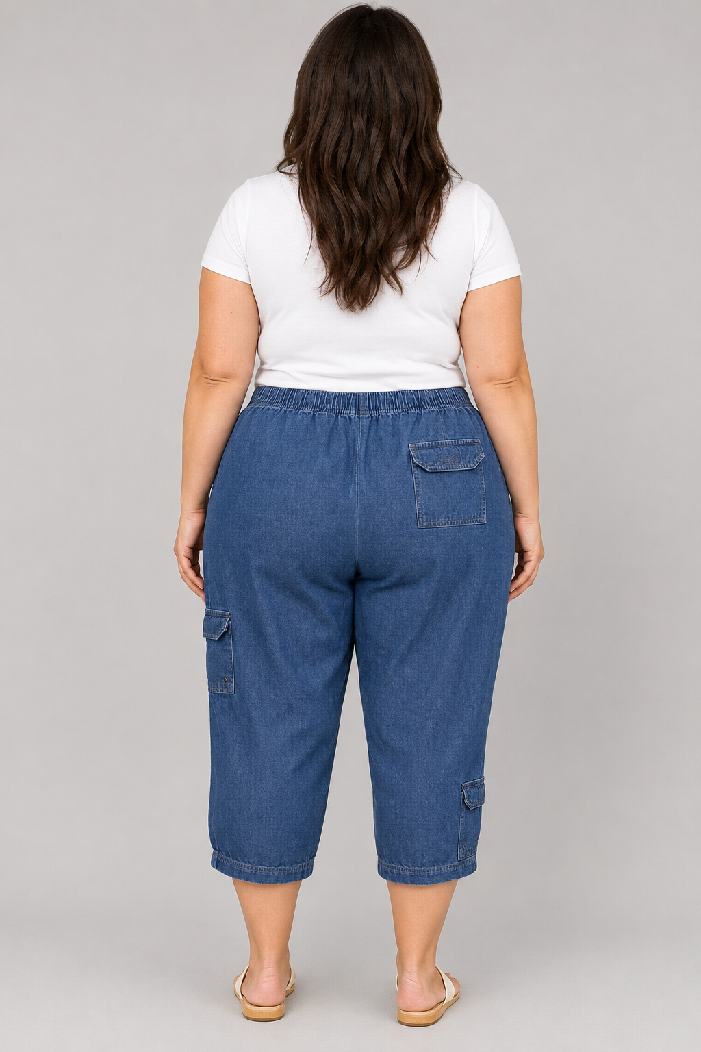 Only Necessities Crop Cargo Denim