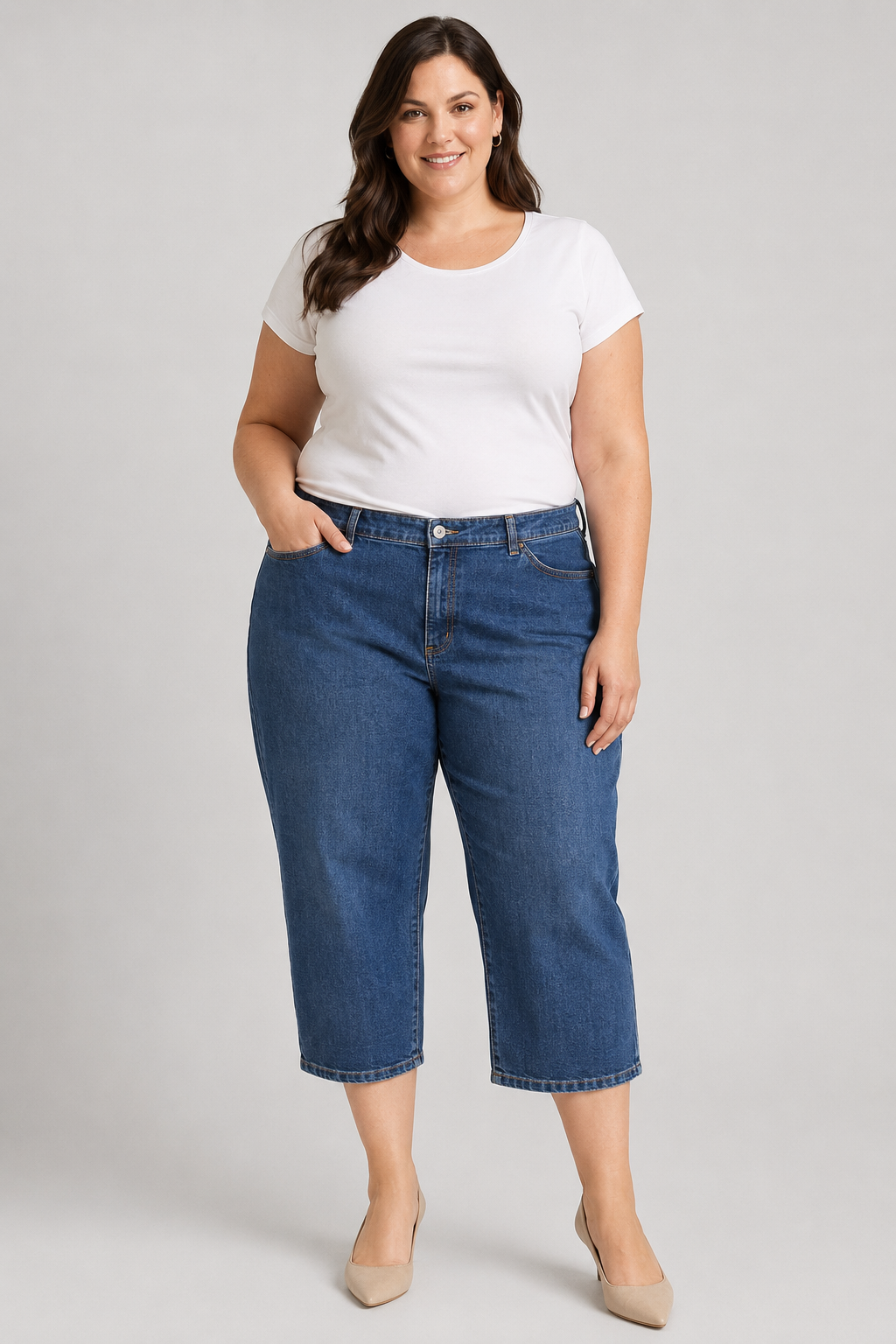 Gloria Vanderbilt Classic Denim Crop