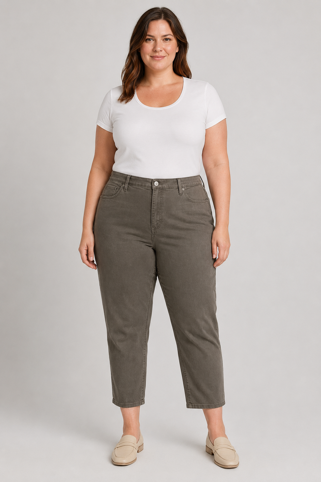 Terra & Sky Hight Rise Wide Leg Jeans