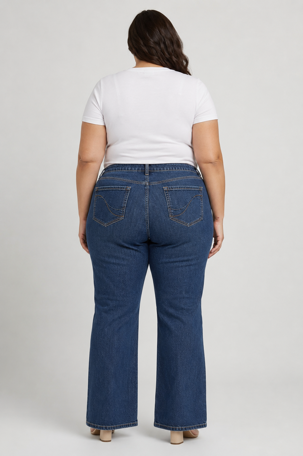 Lane Bryant Dark Wash Mid Wash Boot Cut Jeans