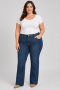 Lane Bryant Dark Wash Mid Wash Boot Cut Jeans