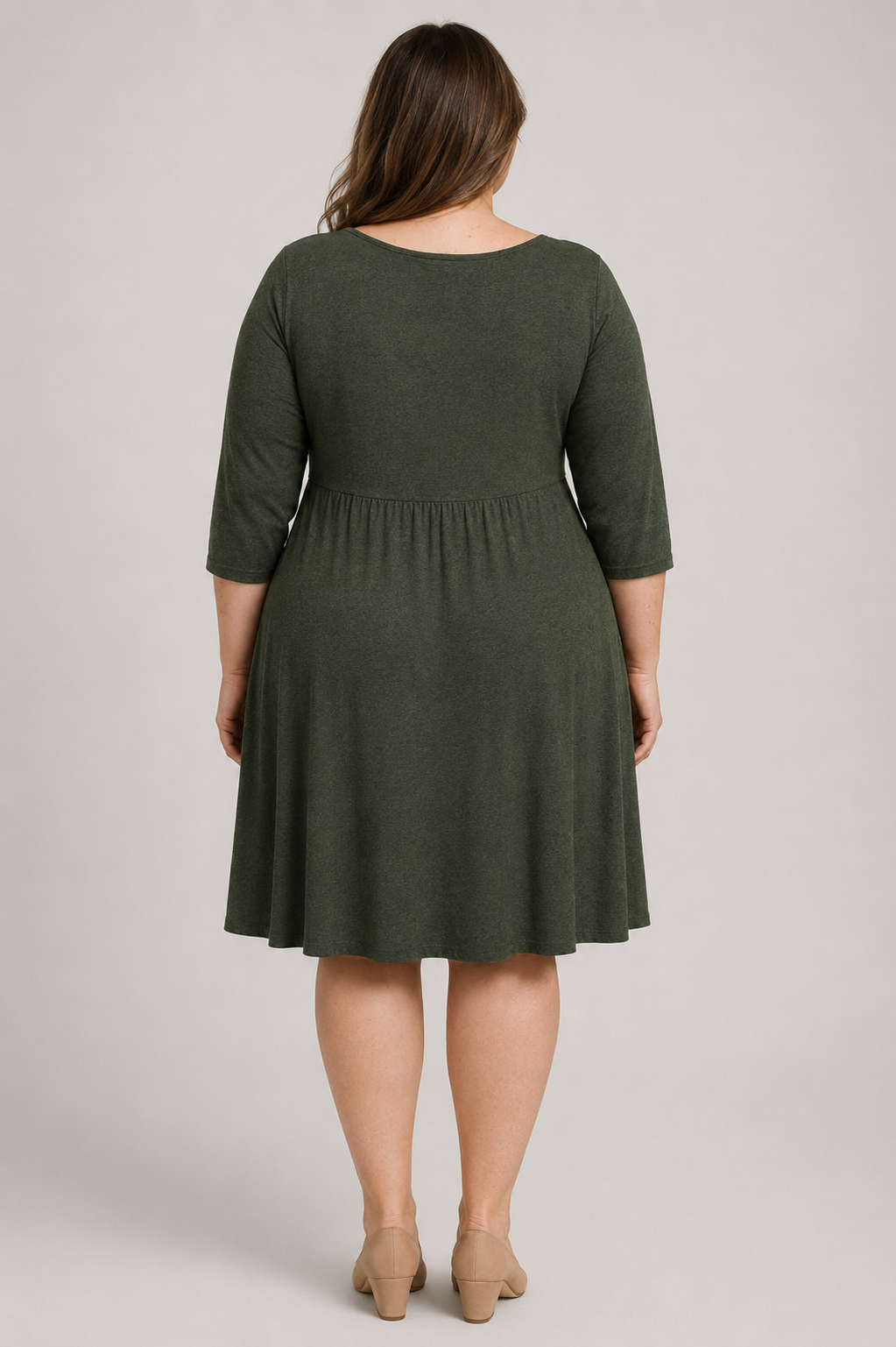 Torrid Green Super Soft Knits Long Sleeve Dress
