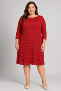 Sharagano Woman's RED WOMENS DRESS Sz. 22W