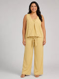 Mustard Yellow Top and Pants 2pc Set