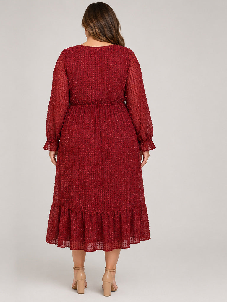 Bloomchic NWT Red long sleeve dress