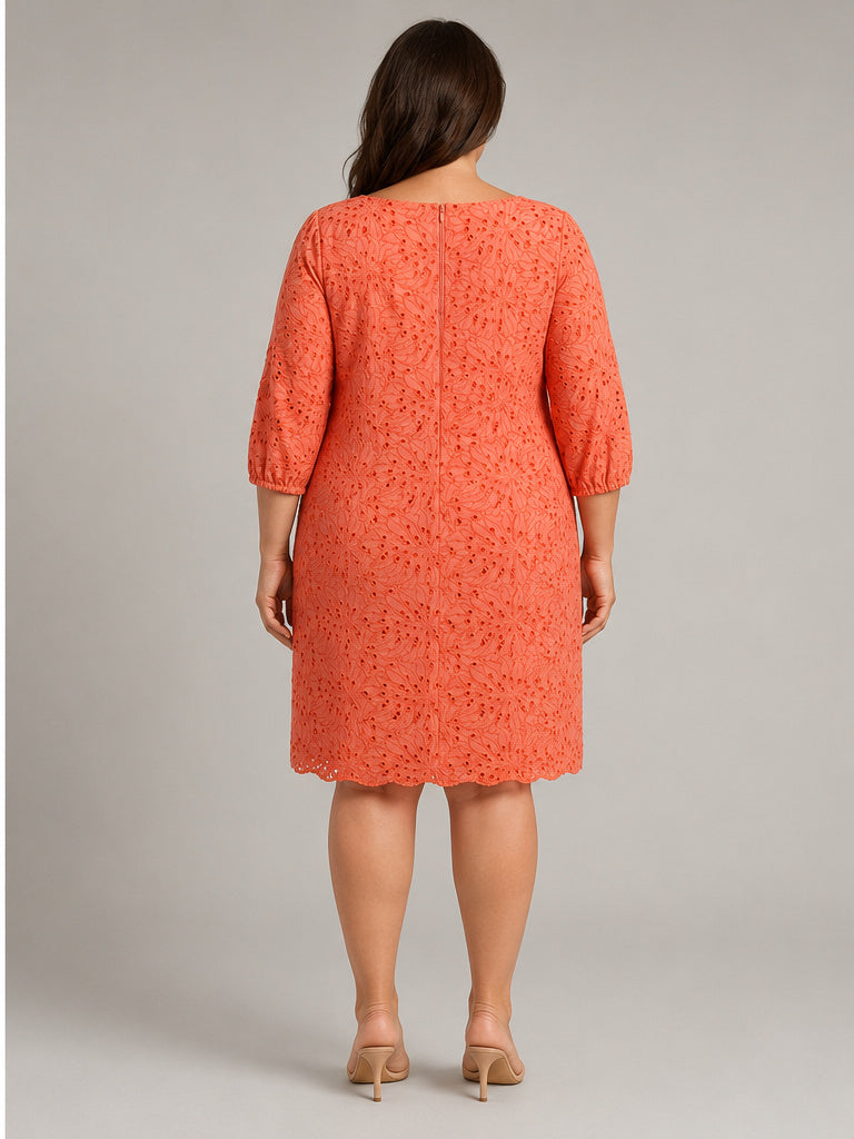 PRESTON & YORK MELON WOMENS DRESS Sz. 16W