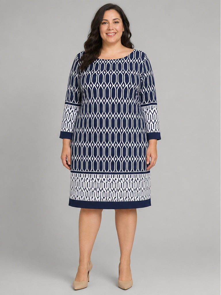 Enfocus Studio Black Dress with Chain