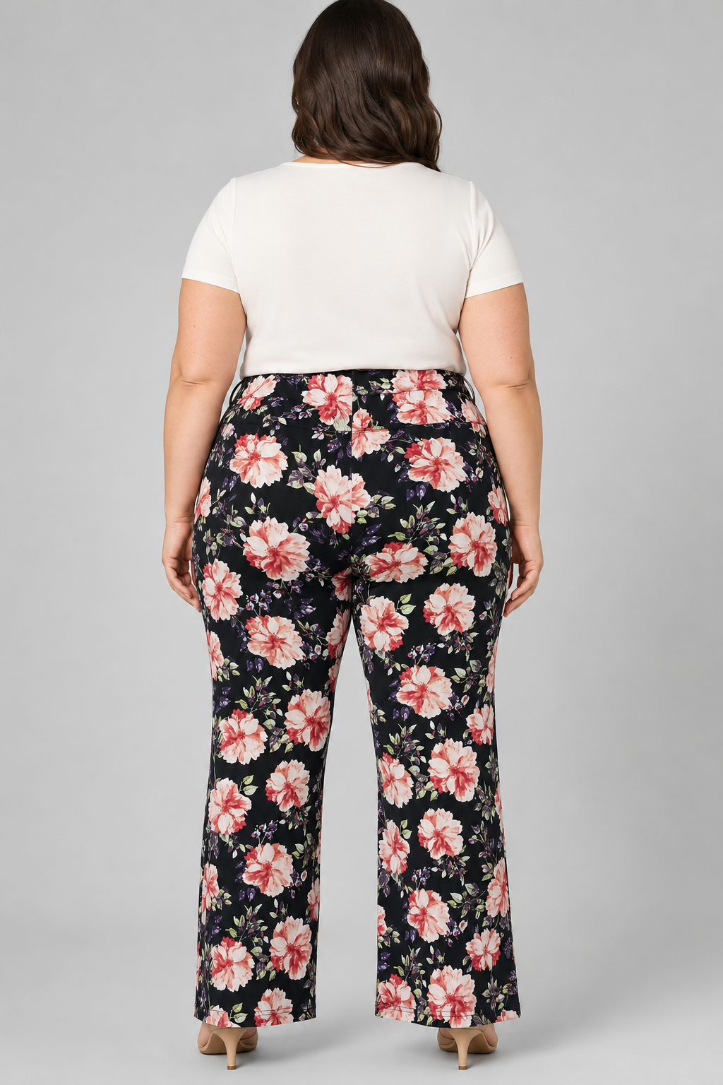 No Boundaries Black Floral Pattern Leggings