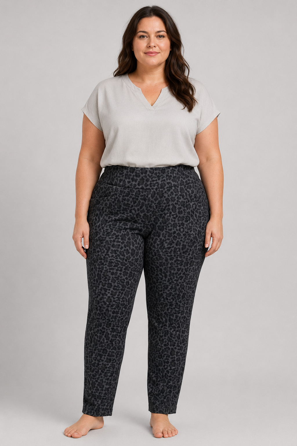 WESTBOUND BLACK and GREY WOMENS PANTS Sz 16R