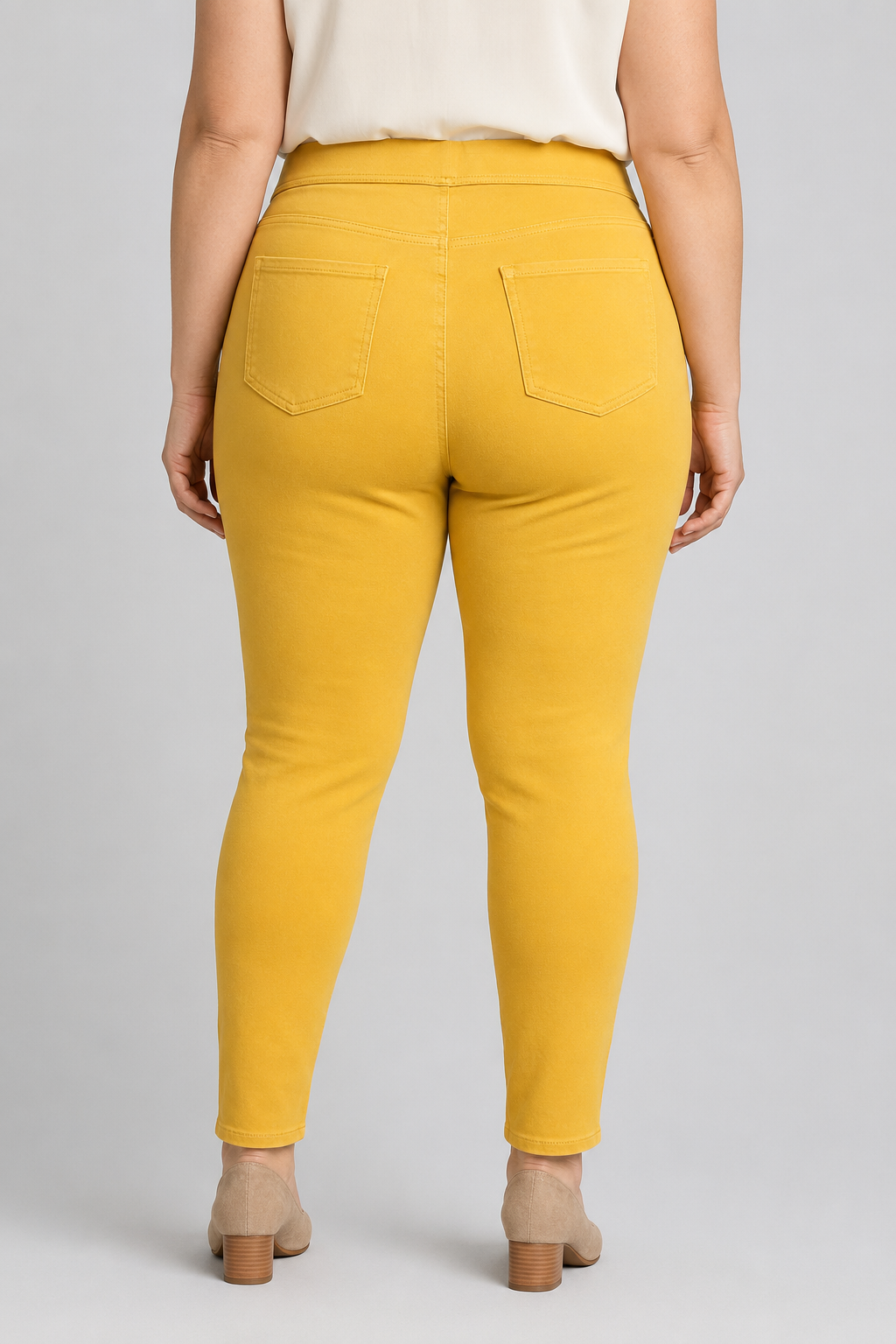 Yellow Skinny Leg Jeggings