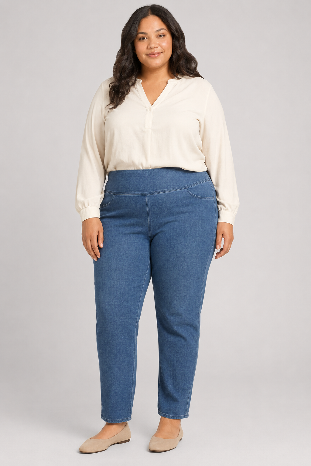 Blue Jean Super Soft Skinny Jeggings