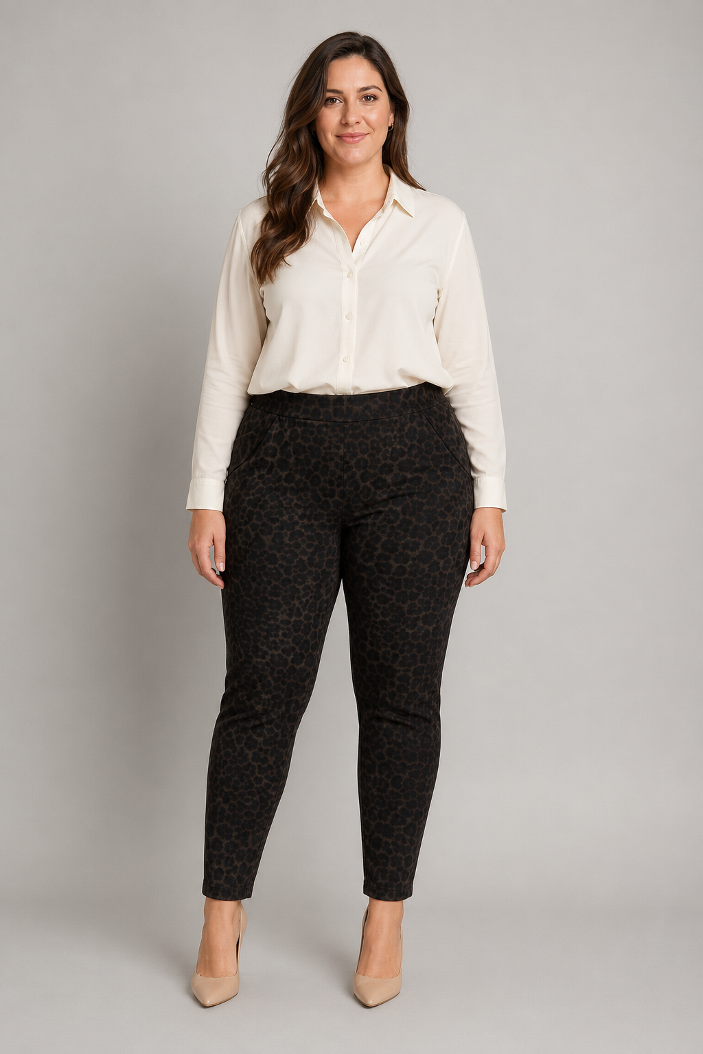 Soft Surroundings Dark Leapord Leggings