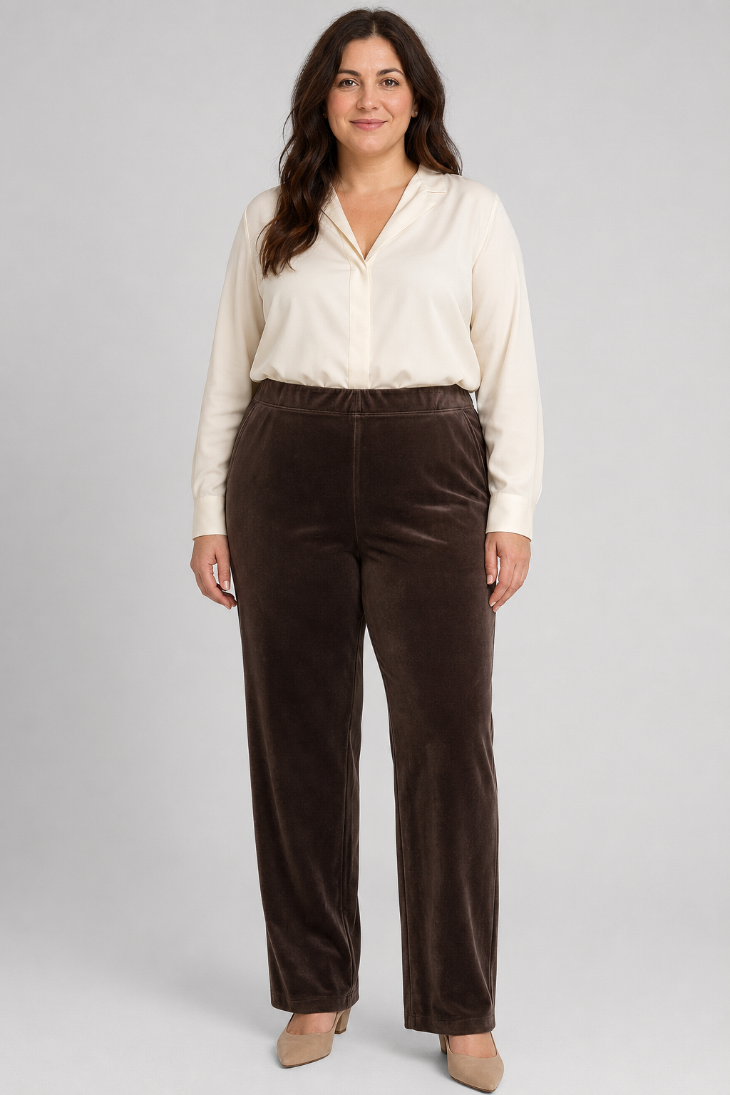 KAREN KANE BROWN WOMENS PANTS Sz XL