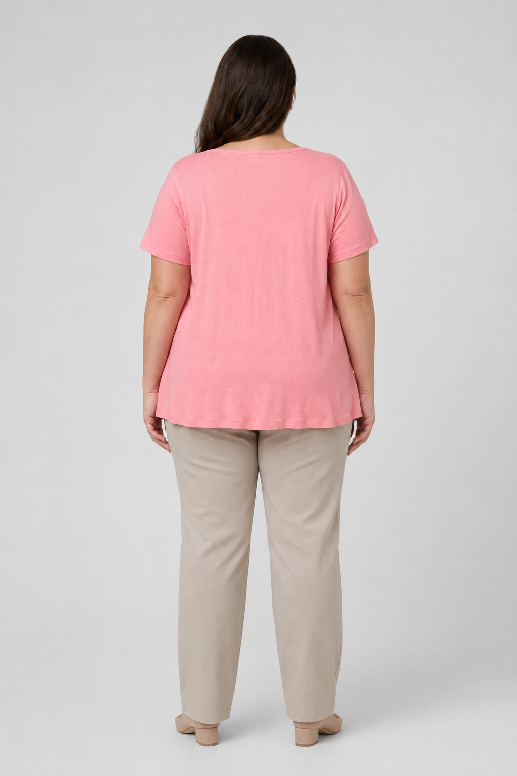 St Johns Bay Pink Wide Neck T-Shirt