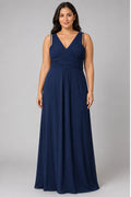 Marco Pecci Navy Blue Full Length Gown Prom Dress
