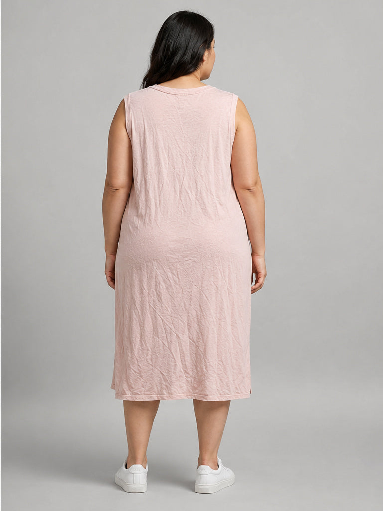 NWT Universal Thread Peach Sleeveless T-shirt Dress