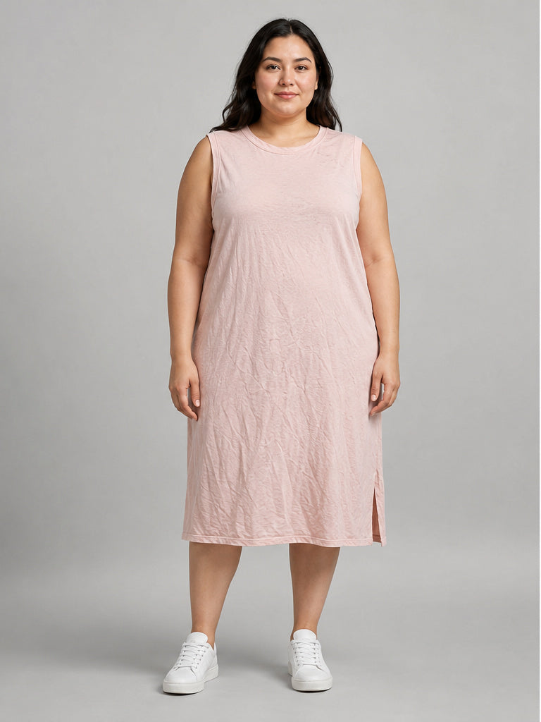 NWT Universal Thread Peach Sleeveless T-shirt Dress