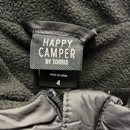 NWOT Torrid Happy 4X Camper Mid-Length  Puffer Winter Coat Hooded Fleece Lined