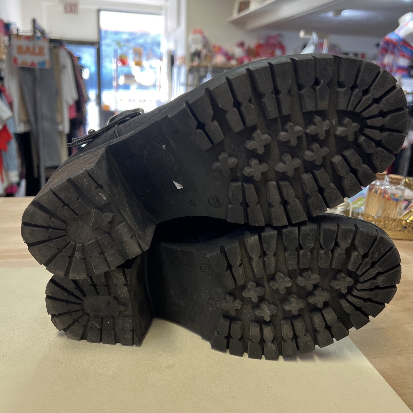 Torrid  Black Knee High Boots Wide Width Size 9 with  Wide Calves Faux Leather