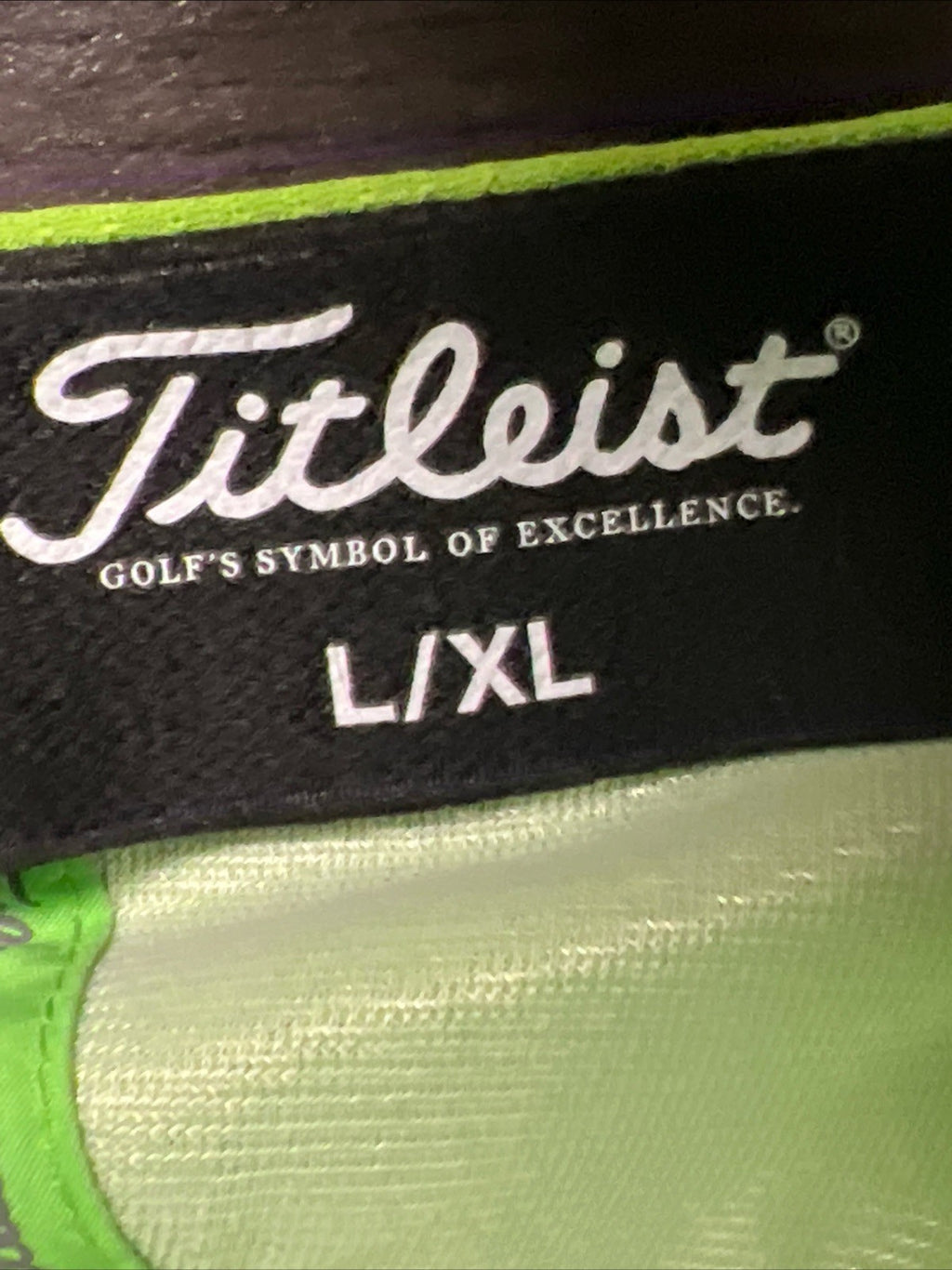 Titleist FJ Pro V 1 Lime Green Large/XL  Fitted Hat Golf Cap