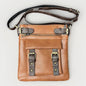 Jessie James Concealed Carry “Hannah” Handgun Crossbody Purse Bag Brown w Keys