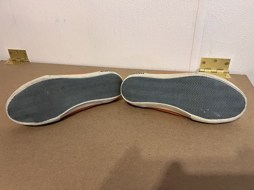 Seavees Women's Monterey Cotton/Canvas Cream Orange Sneaker Sz 5.5