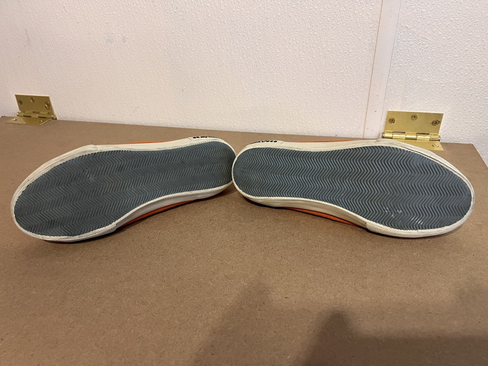 Seavees Women's Monterey Cotton/Canvas Cream Orange Sneaker Sz 5.5