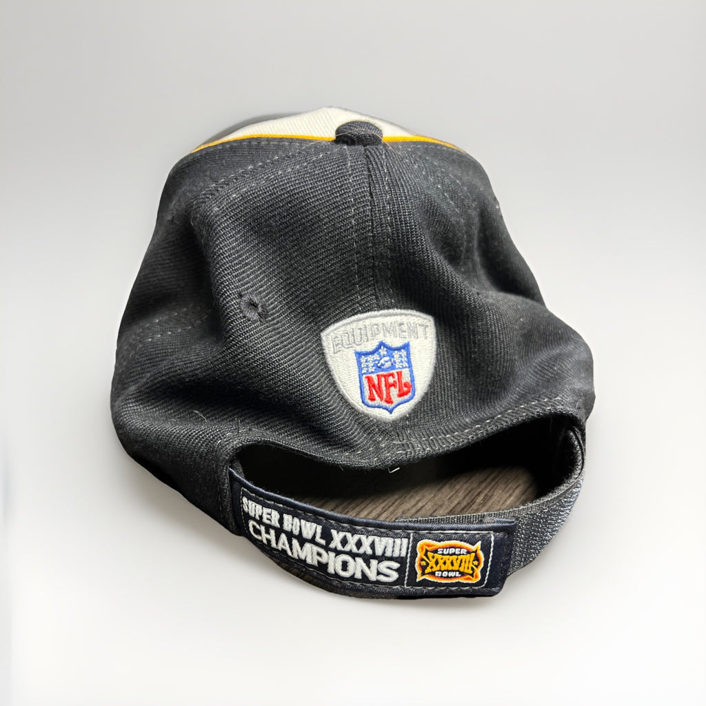 New England Patriots Super Bowl XXXVIII 38 Champions Locker Room Hat NFL