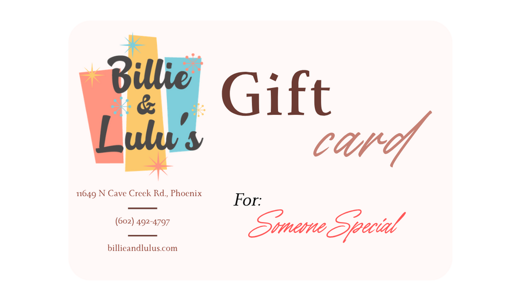Billie & Lulu's Store Gift Card